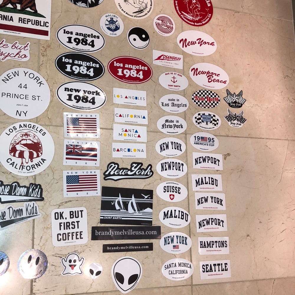 40 Brandy Melville stickers - Picture 4 of 4